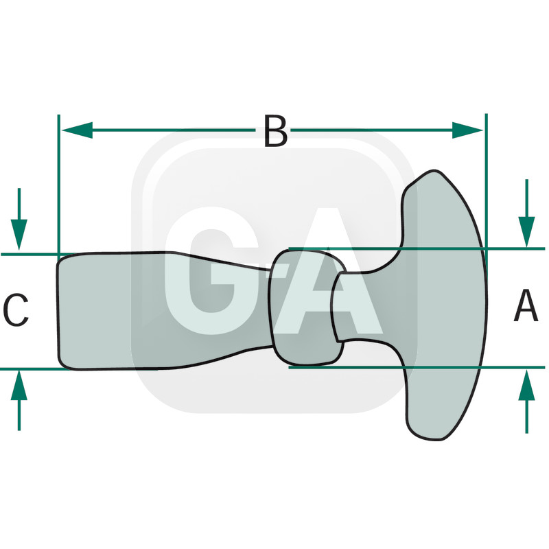 Attache capot tracteur